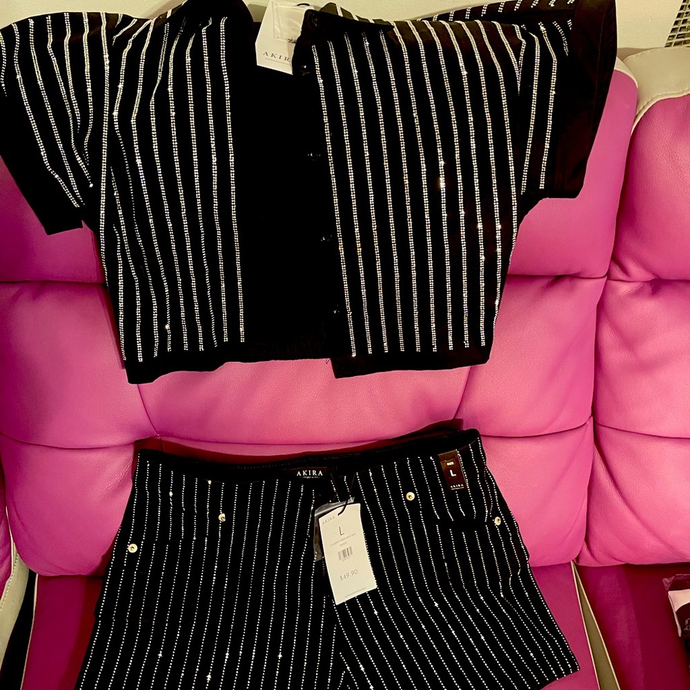 Women two piece shirt set